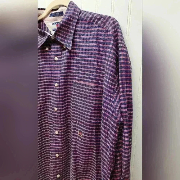 Tommy Hilfiger Plaid Button-Up Shirt XL - Picture 3 of 16